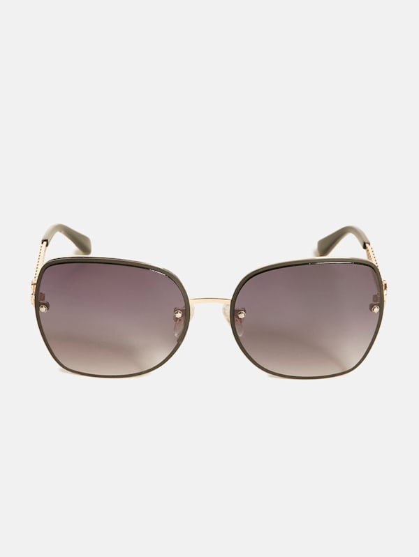 Logo Chain Sunglasses | GUESS Factory Logo Chain Sunglasses | GUESS Factory