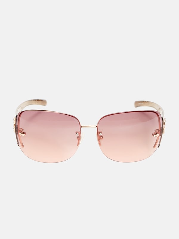 Lunettes de soleil carrees sans monture GUESS Factory Ca