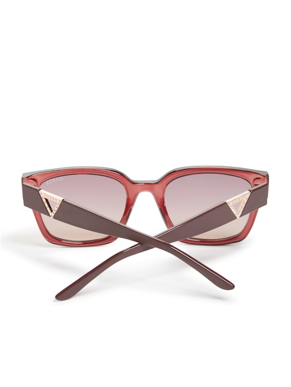 Factory Square Plastic Sunglasses Black