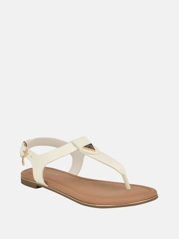 Factory Dorrys T strap Sandals White 8
