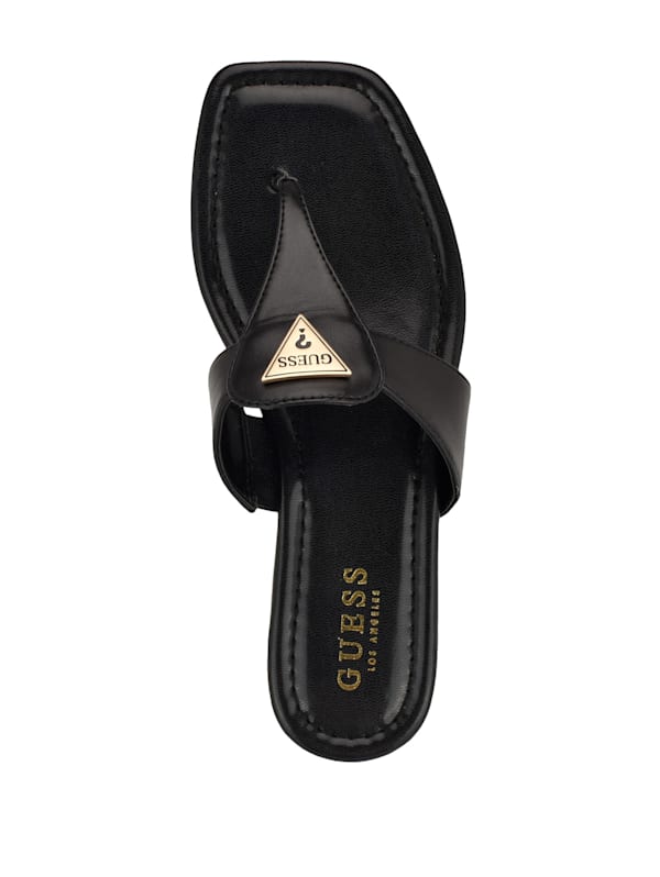 Factory Faith Thong Sandals Black 9