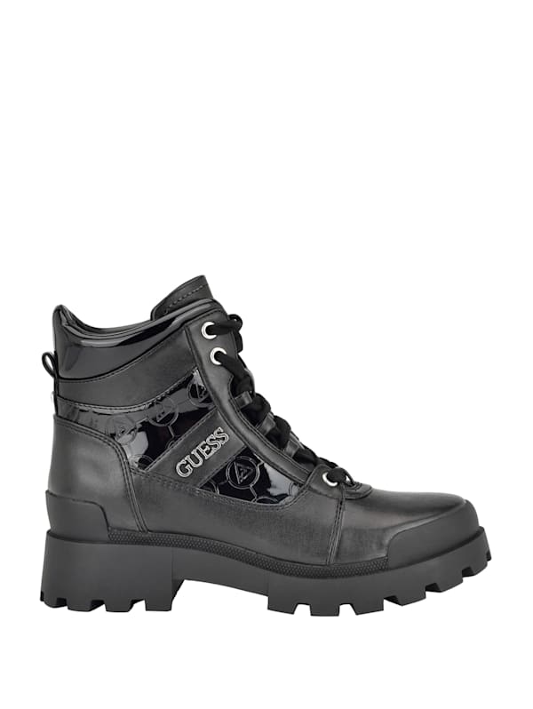 Finding Logo Hiker Booties GUESS Factory