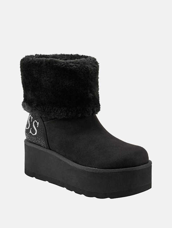 Guess platform booties deals