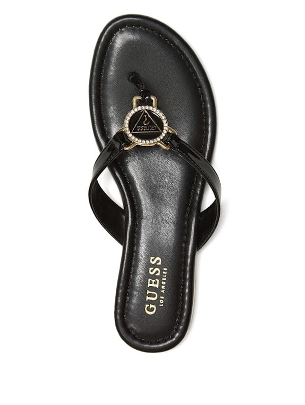 Guess flip flops with rhinestones discount