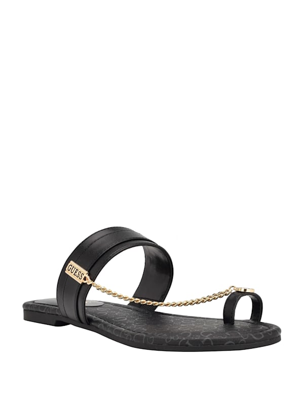 Guess landen chain sandals hot sale