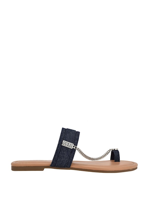 Guess factory women's landen chain sandals new arrivals