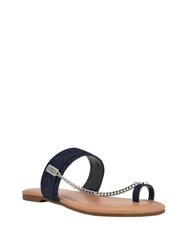 Guess sandals with chain top