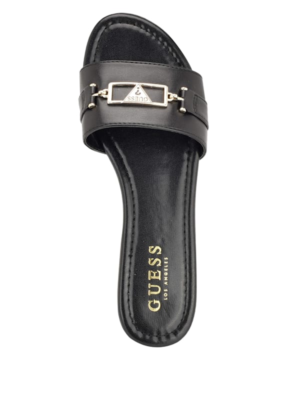 Factory Lures Logo Slides Black 6
