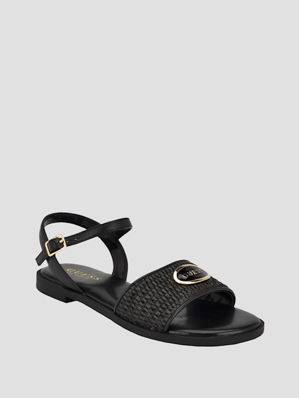 Moores Raffia Sandals GUESS Factory