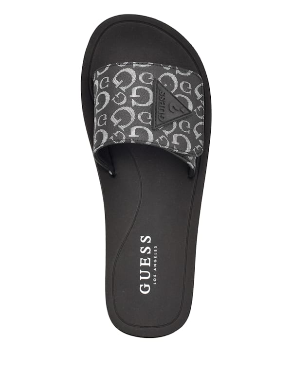 Guess slides black sales