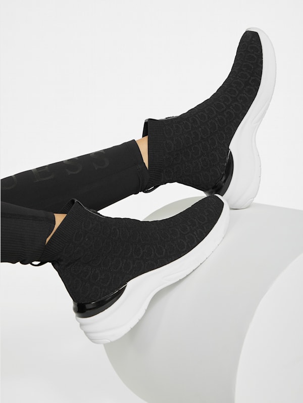 High knit sneakers on sale