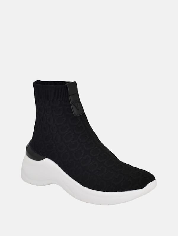No lace high top sneakers online
