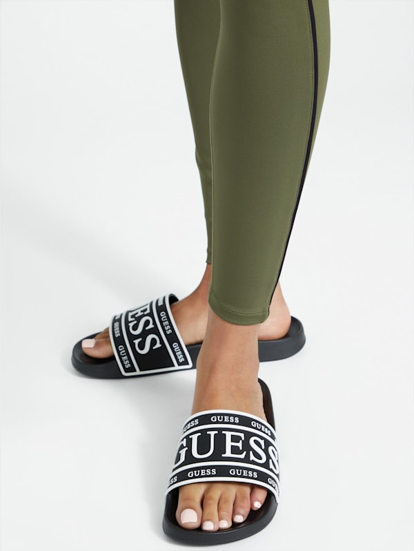 Rubies Logo Slide Sandals GUESS Factory Ca