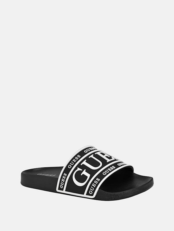 Guess slides black online