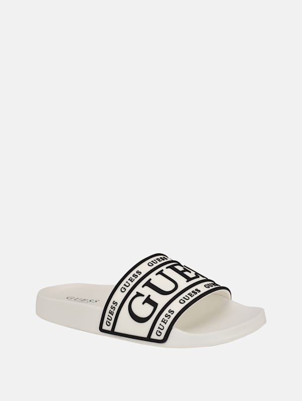 Guess white sandals online