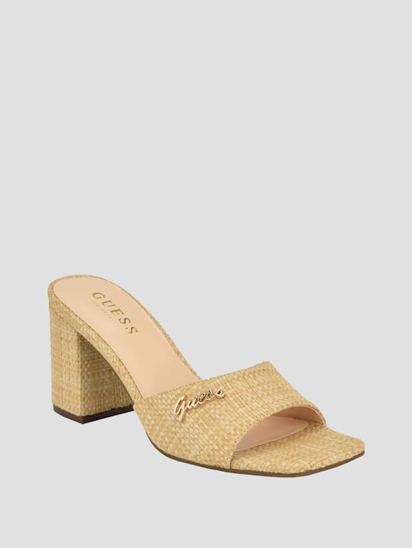 Factory Rylan Summer Mules Tan 8