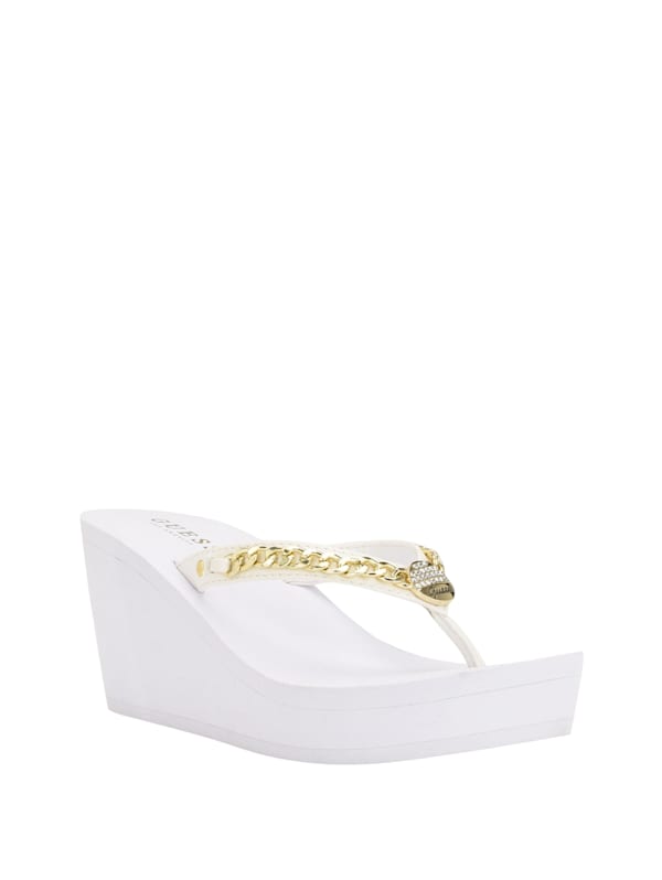 Platform wedge shop flip flops