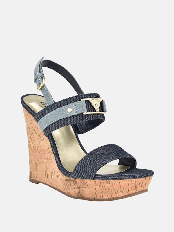 Guess store blue sandals