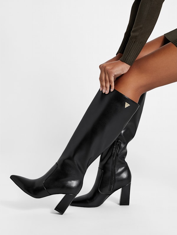 Guess clearance leather boots