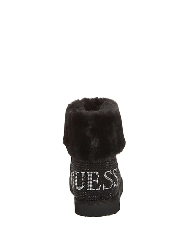 Guess sheepskin boots clearance