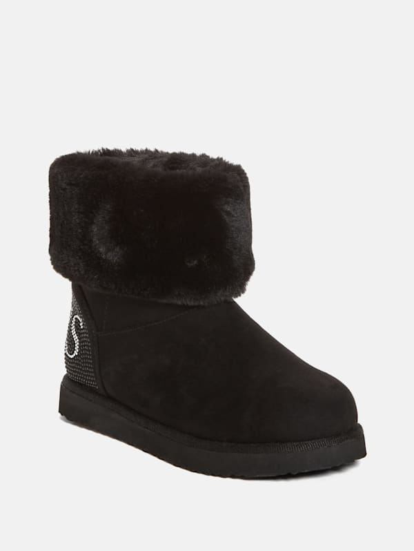 Naveah shearling hotsell bow boots