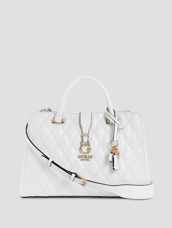 Guess white hotsell handbag