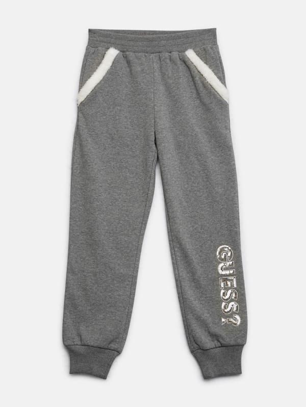 Guess grey joggers best sale