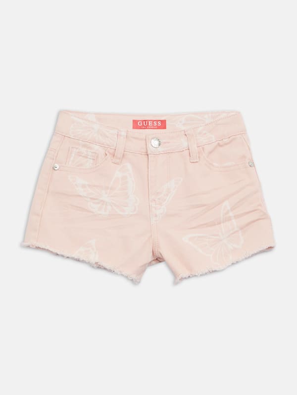 Factory Denim Butterfly Shorts 2 6 Pink