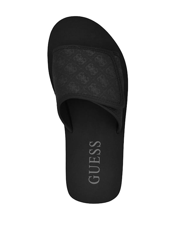 Guess slides black hotsell