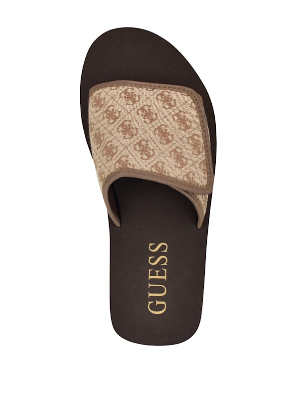 Guess velvet sliders new arrivals