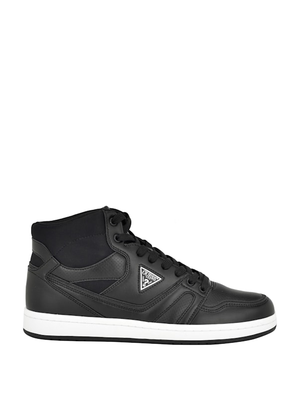 Guess black high top sneakers new arrivals