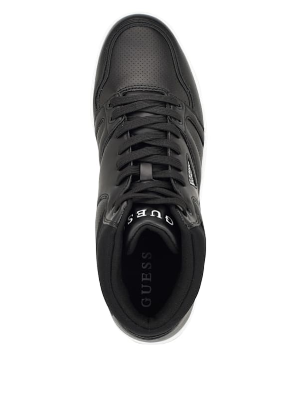 Guess black best sale high tops