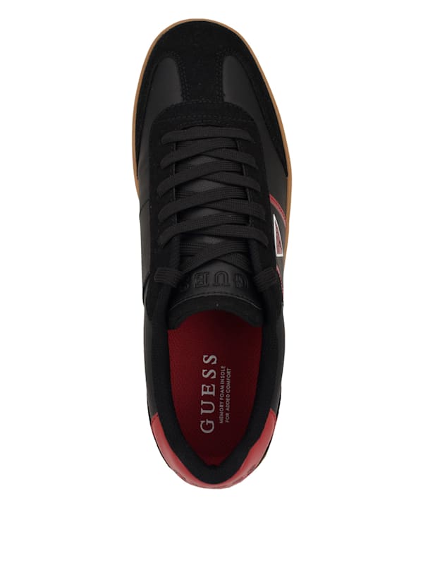 Guess red sneakers sales