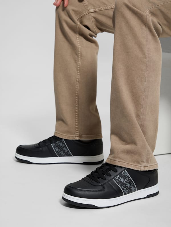 Quattro G Low Top Sneakers GUESS Canada