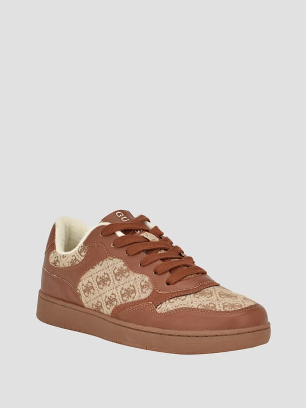 Backer lace up sneakers guess cheap