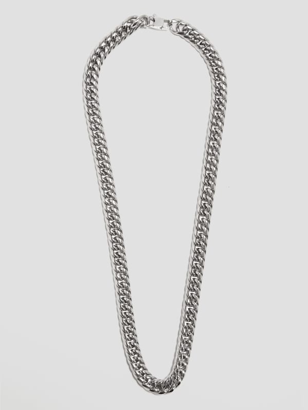 Stainless steel deals chain with diamonds