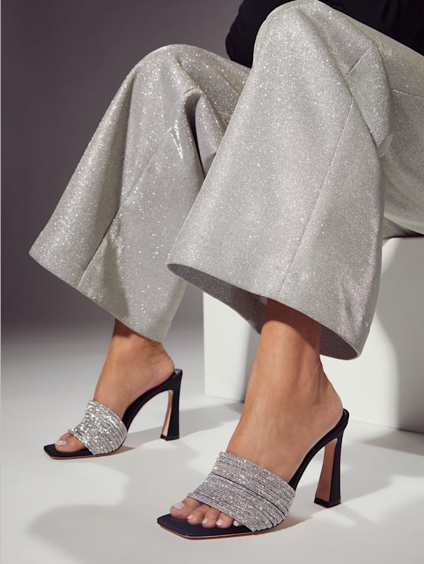 Heeled mules outlet
