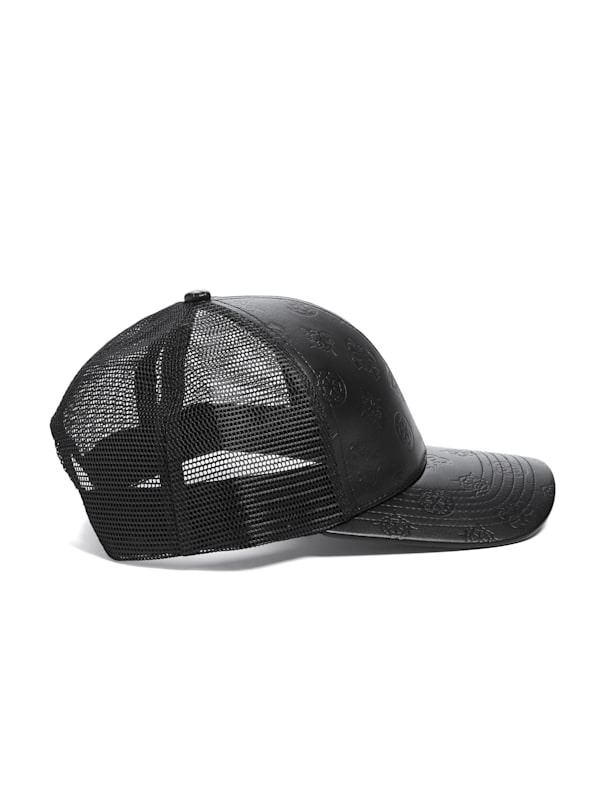 Leather hotsell trucker hat