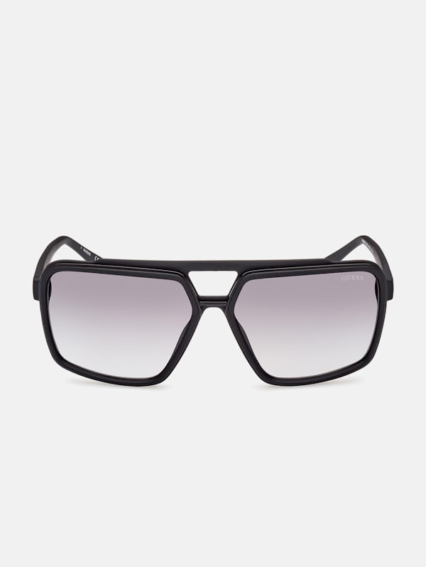 Black sunglasses with white trim 2025