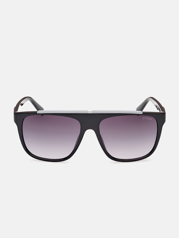 Guess GU00123 01B Aviator Sunglasses