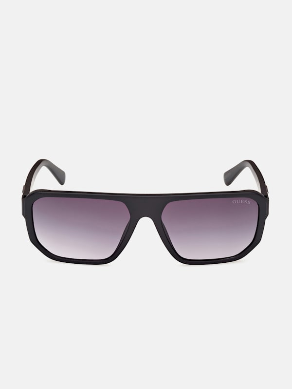 Guess aviator sunglasses blue clearance