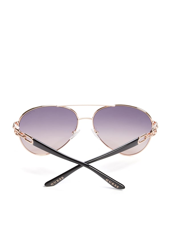 Aviator Metal Sunglasses GUESS Canada