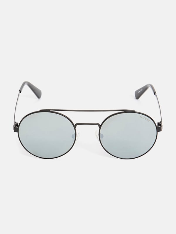 Guess black aviator sunglasses sales