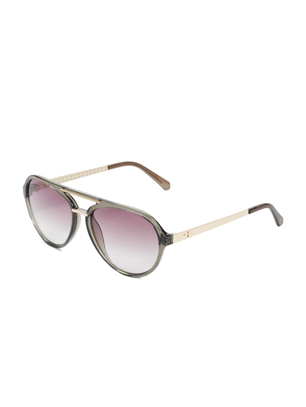 Samuel Logo Aviator Sunglasses GUESS Canada
