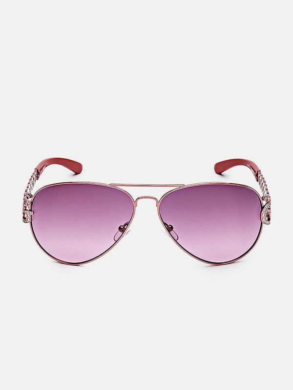 Hot pink hot sale aviator sunglasses