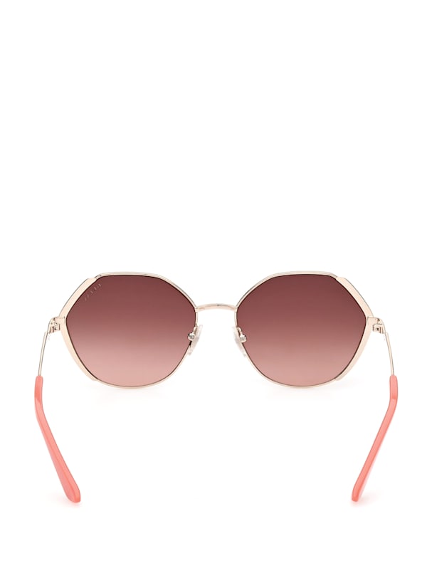 Guess geometric sunglasses sales