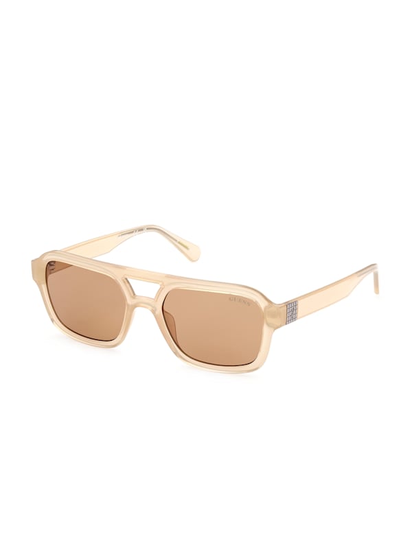 Guess aviator sunglasses store with rhinestone heart