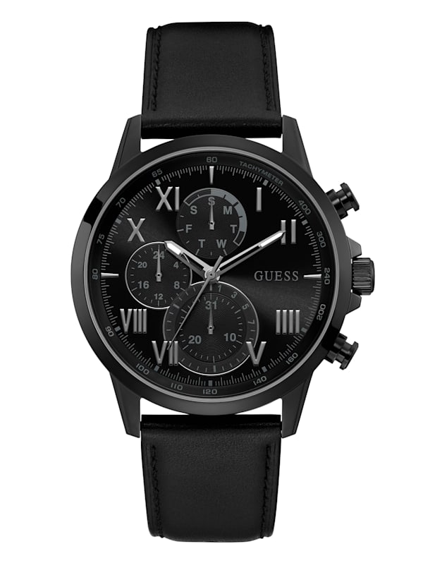 Guess watches with leather strap top