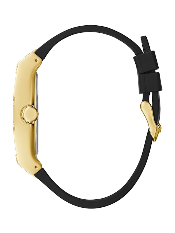 Guess watches black and gold best sale