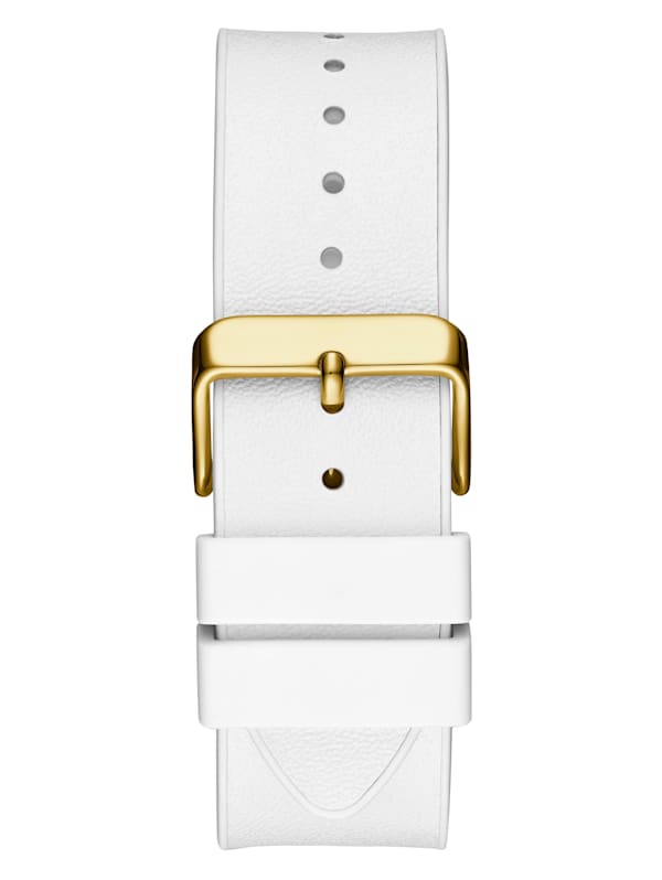 Guess watch white band top
